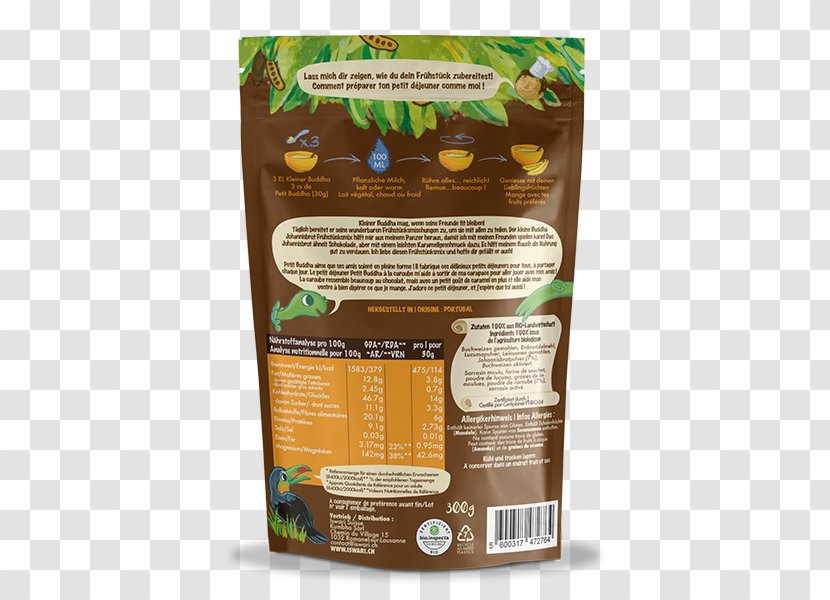 Buddhahood Carob Tree ISWARI SUISSE Superfood Breakfast - Petit Suisse Transparent PNG