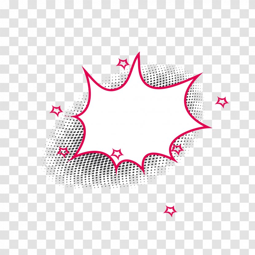Point Red Circle - Shading - Explosion Line Transparent PNG
