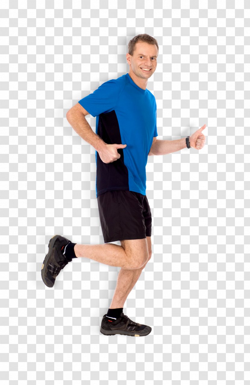 Shoe T-shirt Shoulder Shorts Sportswear - Electric Blue Transparent PNG
