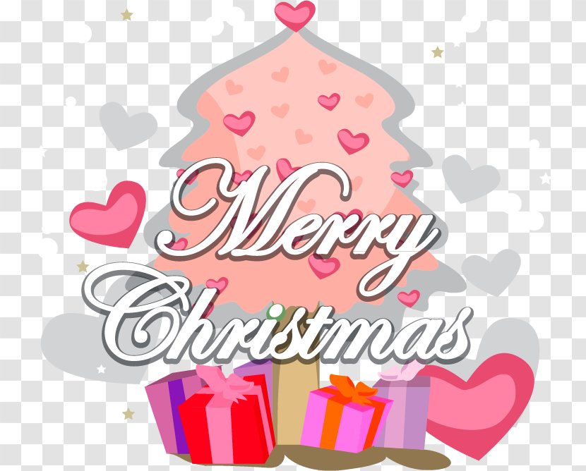 Christmas Cartoon - Ornament - Pink Vector Material Transparent PNG