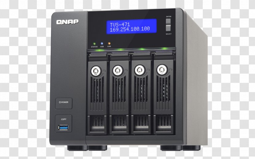 Network Storage Systems QNAP TS-453 Pro TVS-471 TS-453A NAS TS-453B-4G 4-Bay - Electronic Device - Computer Data Transparent PNG