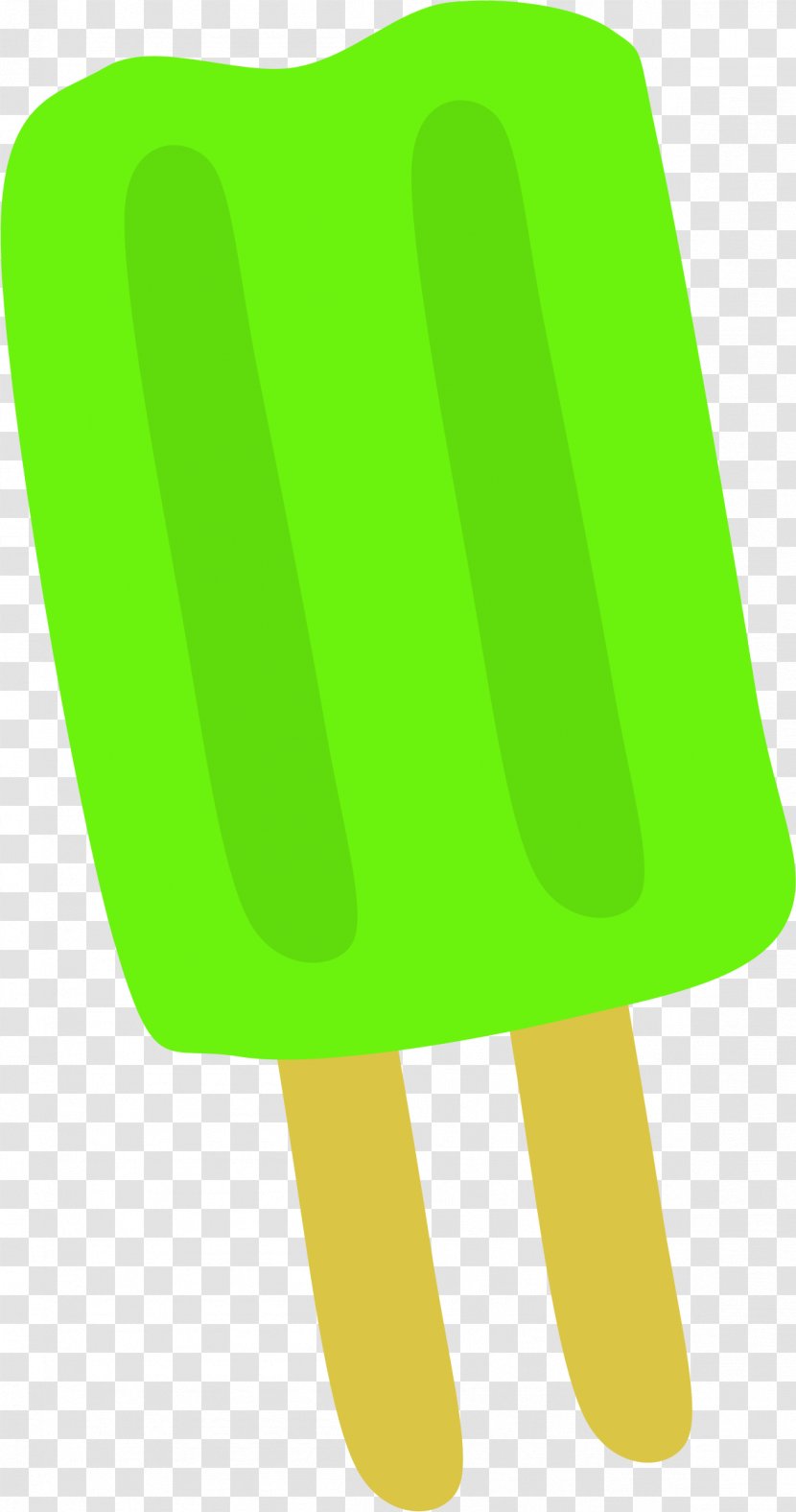 Ice Cream Pop Clip Art - Yellow - Popsicle Cliparts Transparent PNG