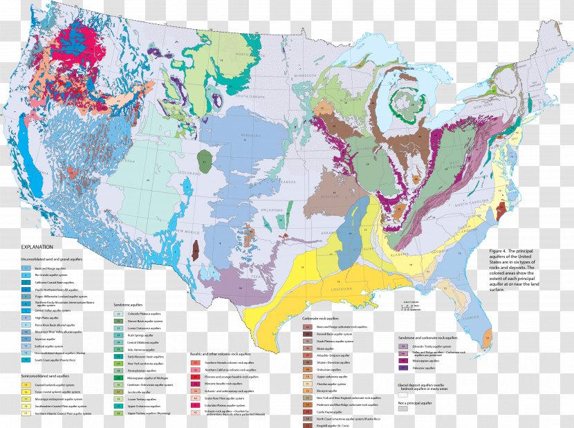 US Geological Sinkhole Karst Map Geology - Area Transparent PNG