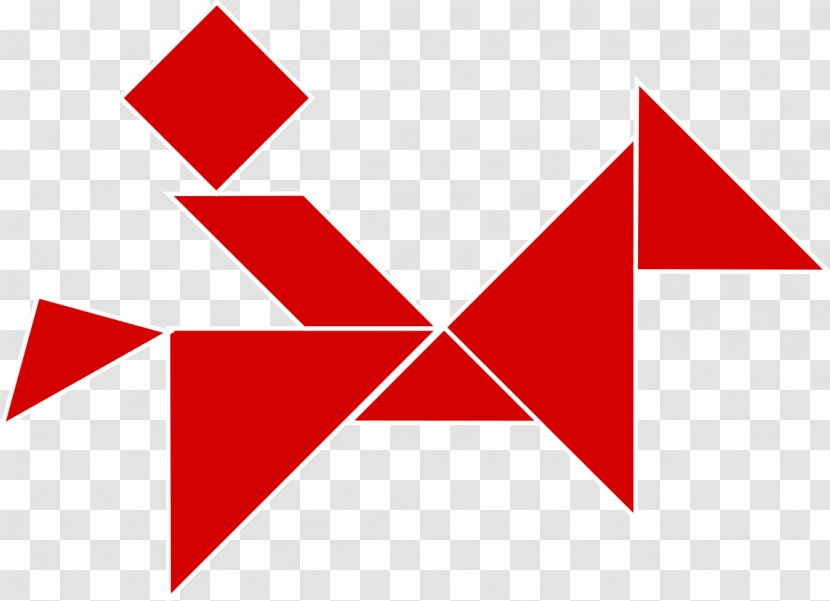 Tangram Wikimedia Commons Triangle Clip Art - Symmetry - J Transparent PNG