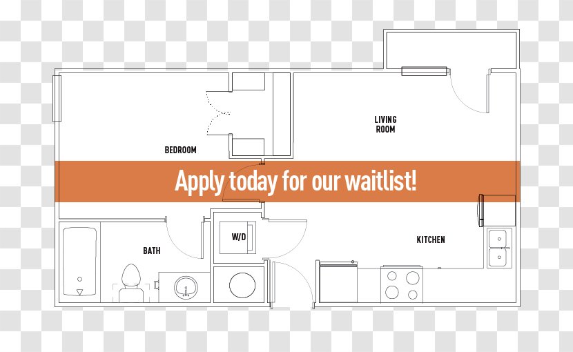 U Point Syracuse Floor Plan Bed House Student - Text Transparent PNG