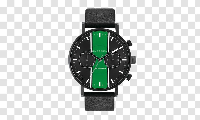 Watch Chronograph Leather Strap Quartz Clock - Movement - KLASSE14 Belt Transparent PNG