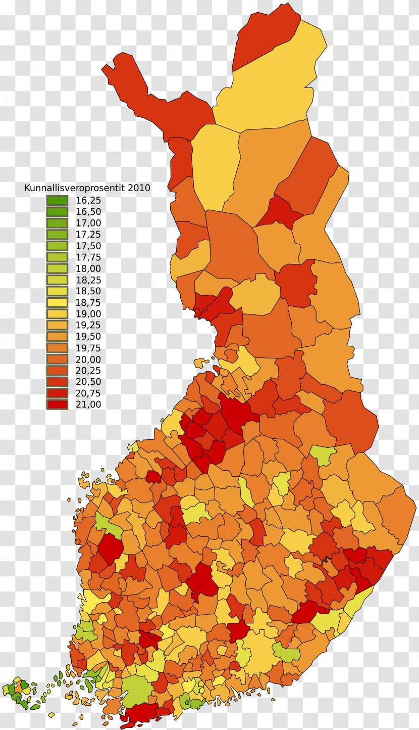 Comunele Finlandei Central Finland Southwest Southern Savonia Ostrobothnia - Map Transparent PNG