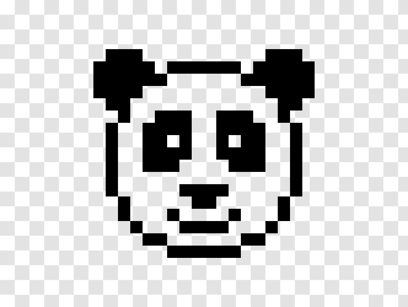Minecraft Giant Panda Pixel Art Drawing - Deviantart Transparent PNG.