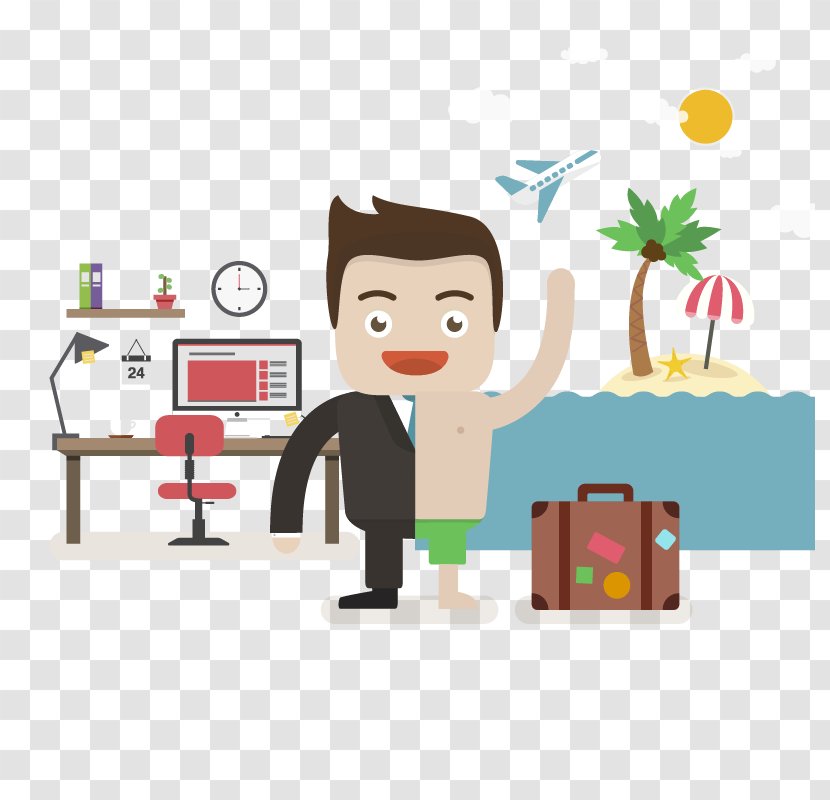 Vacation Illustration - Business - Vector Travel Comparison Transparent PNG