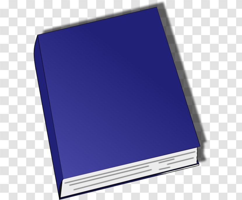 Hardcover Paperback Book Clip Art - Public Domain - Blue Books Cliparts Transparent PNG