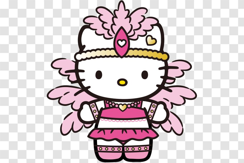 Hello Kitty Cupcake Coloring Book Frosting & Icing - Pink - Cake Transparent PNG