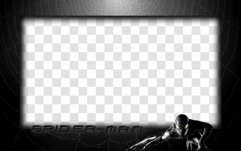 Black And White Desktop Wallpaper Picture Frames - Monochrome - Spider-Man Valentine Cliparts Transparent PNG