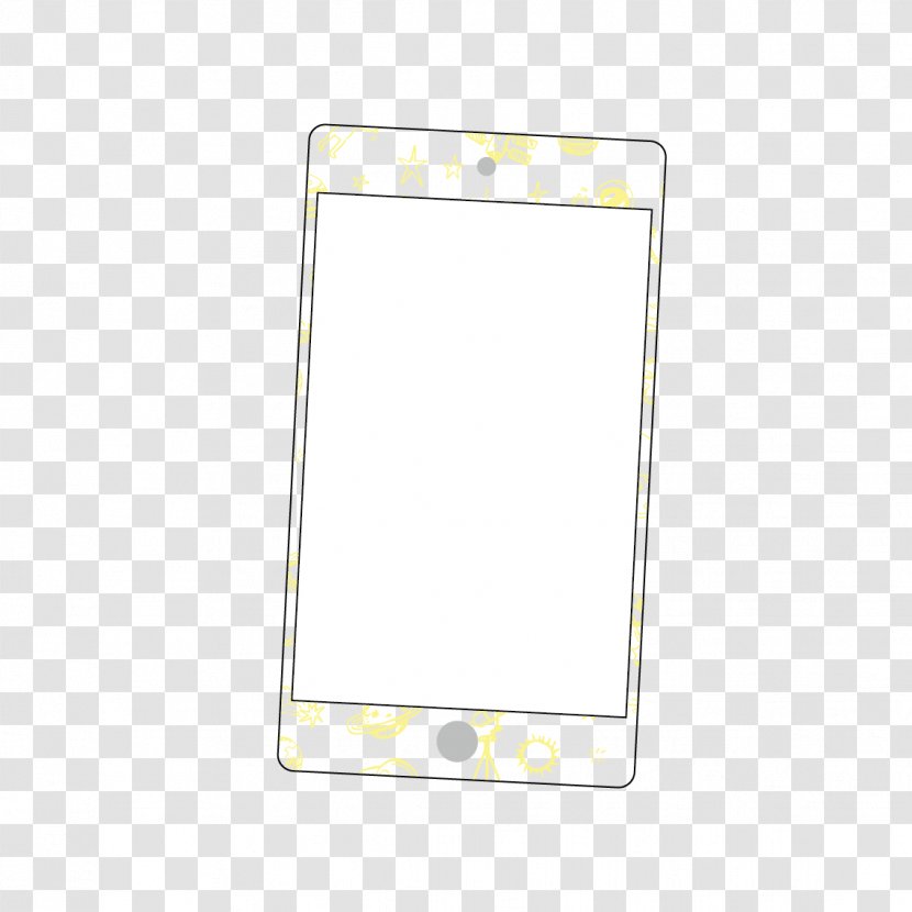 Yellow Mobile Phone Accessories Pattern - Iphone - Color Film Transparent PNG