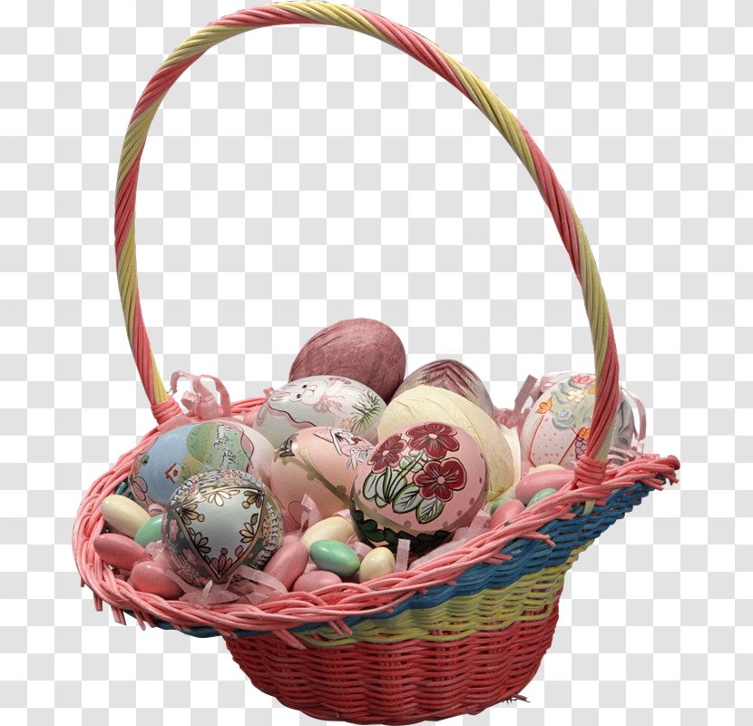 Easter Egg Holiday Clip Art - Gift Basket Transparent PNG