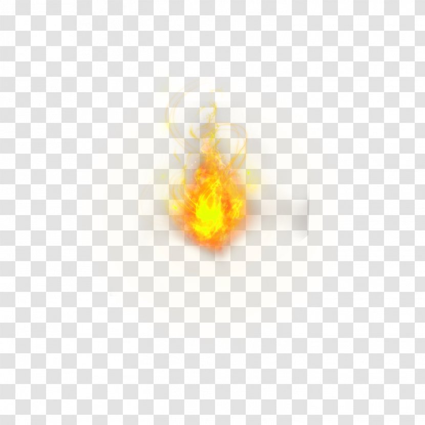 Yellow Desktop Wallpaper Computer - Simple Flame Effect Element Transparent PNG