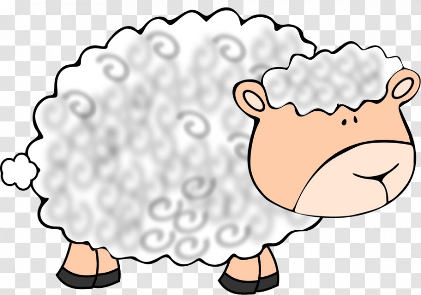 Leicester Longwool Merino Clip Art - Cartoon - Vector Sheep Transparent PNG