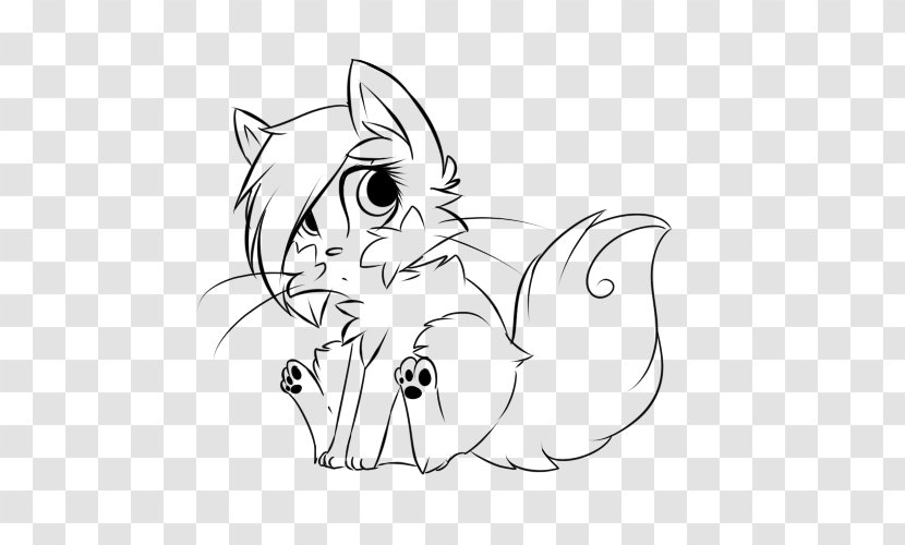 Whiskers Dog Breed Cat Line Art - Heart Transparent PNG