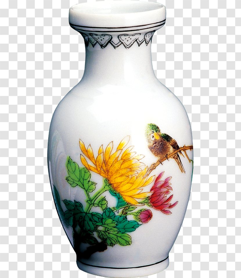 Vase Porcelain Blue And White Pottery Chinoiserie - Antique Transparent PNG