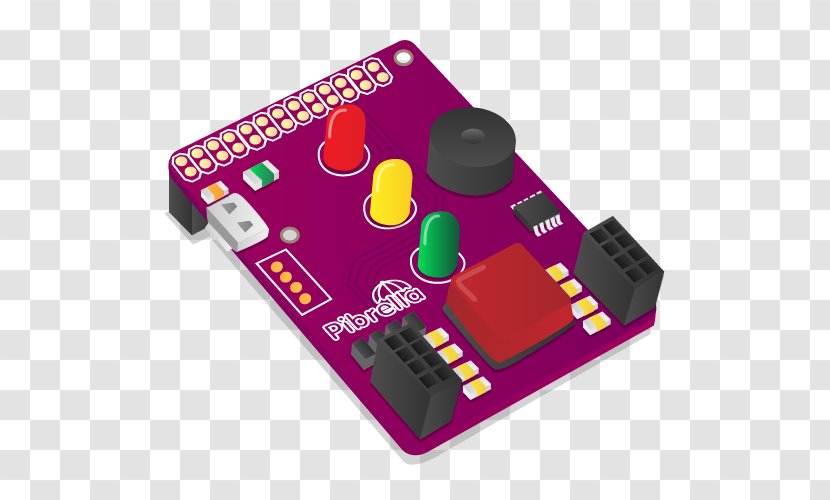 Microcontroller Electronics Electronic Component Engineering Electrical Network - Circuit - Raspberry Pi Transparent PNG