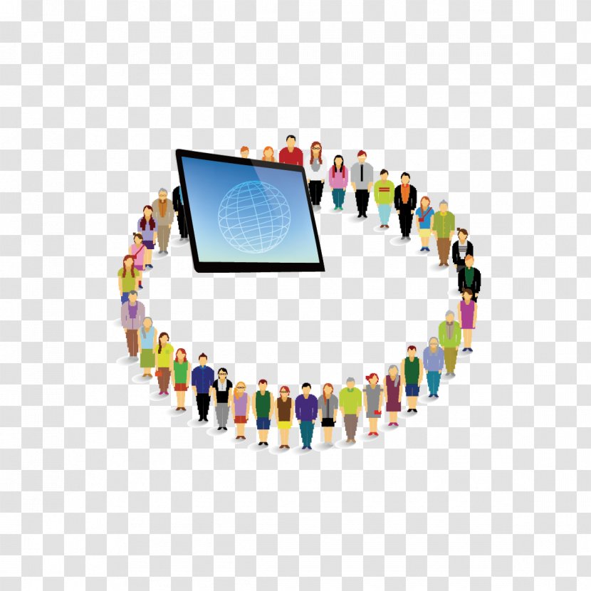 Illustration - Shutterstock - People And Computers Transparent PNG