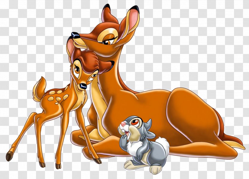 Bambi's Mother Thumper Mickey Mouse Clip Art - Illustration - Bambi And PNG Image Transparent PNG