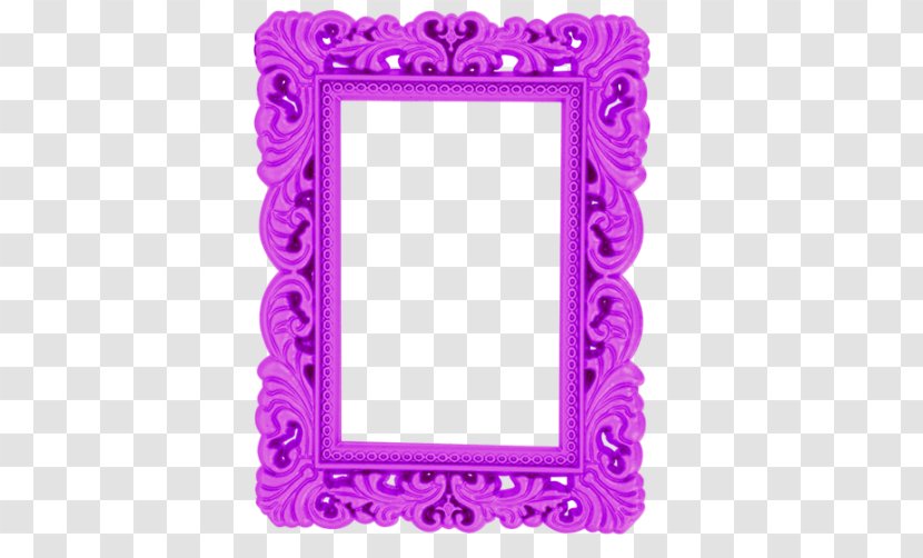 Picture Frames Clip Art Pylones Ornate Mini Photo Frame Image - Lilac - Violet Transparent PNG