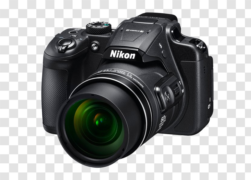 Point-and-shoot Camera Nikon Bridge Zoom Lens - Coolpix B700 Transparent PNG