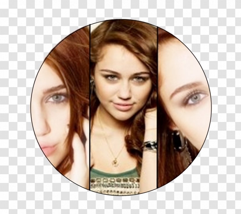 Miley Cyrus Brown Hair Coloring Blond - Frame Transparent PNG