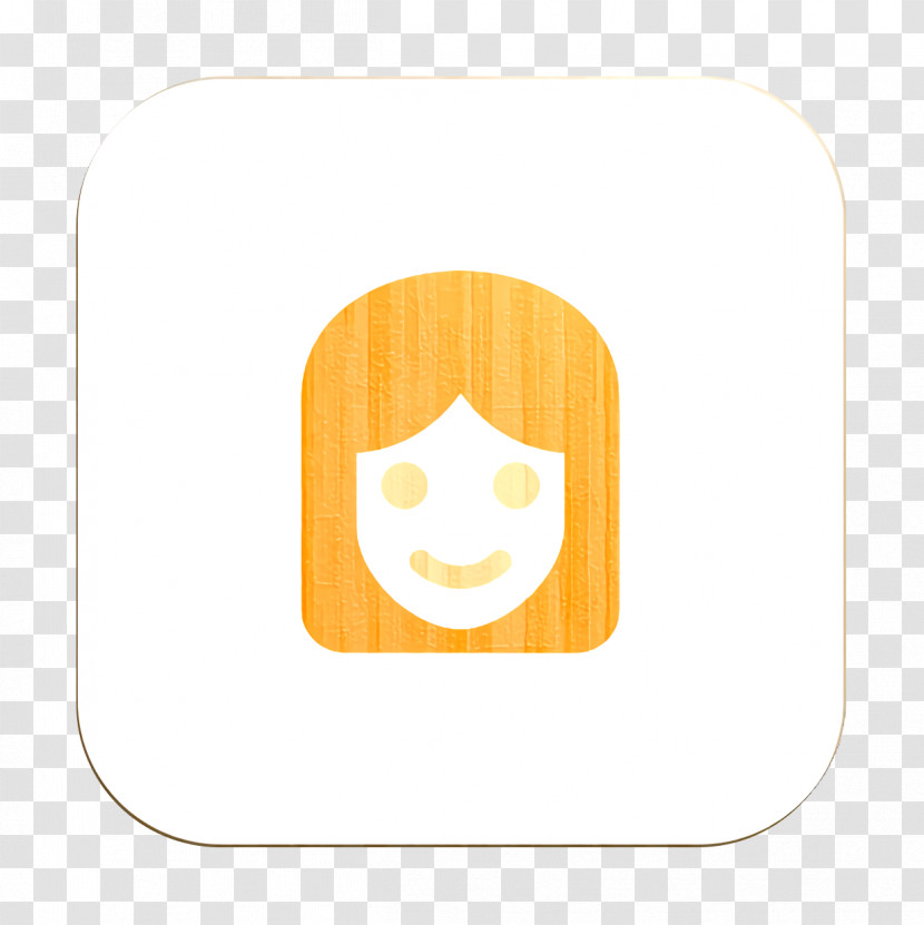 Girl Icon Emoji Icon Smiley And People Icon Transparent PNG