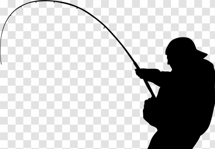 Fishing Tackle Silhouette Angling Walleye - Canoe - Pole Transparent PNG