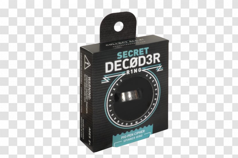 Secret Decoder Ring Amazon.com Binary Pigpen Cipher Transparent PNG