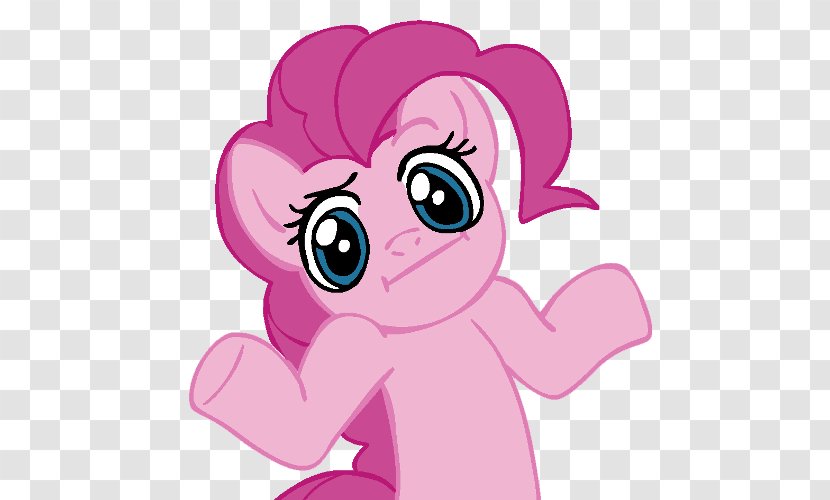 Pinkie Pie Rainbow Dash Twilight Sparkle Applejack Rarity - Flower - Shrug Transparent PNG