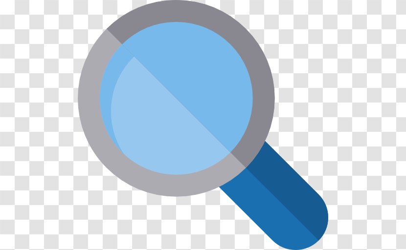 Magnifying Glass - Blue - Tool Transparent PNG