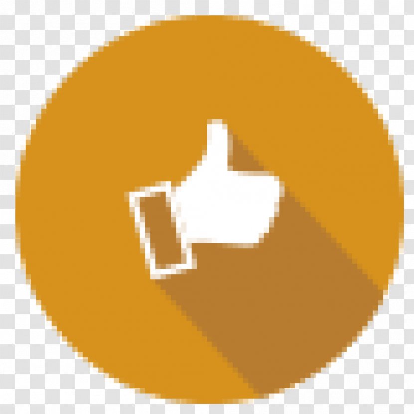 Download Button - Symbol - Orange Transparent PNG