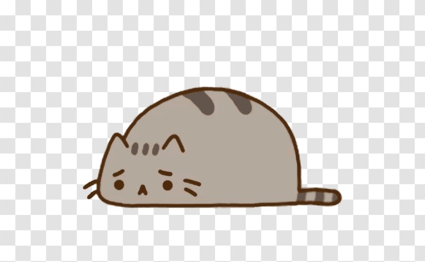 I Am Pusheen The Cat Kitten Sadness - Hat Transparent PNG