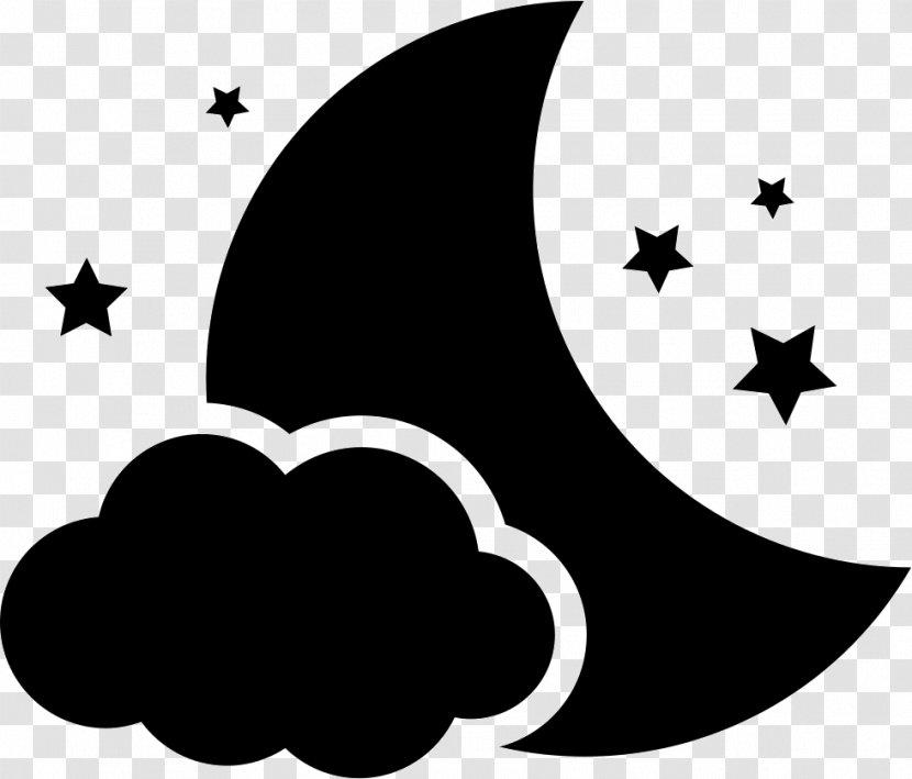 Symbol Star And Crescent - Silhouette Transparent PNG