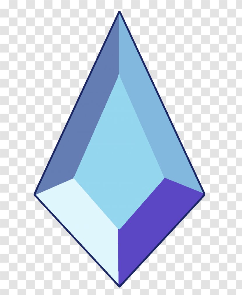 Diamond Background - Cobalt Blue - Pyramid Prism Transparent PNG
