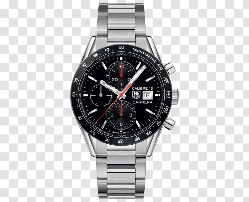 TAG Heuer Carrera Calibre 16 Day-Date Chronograph Automatic Watch Transparent PNG