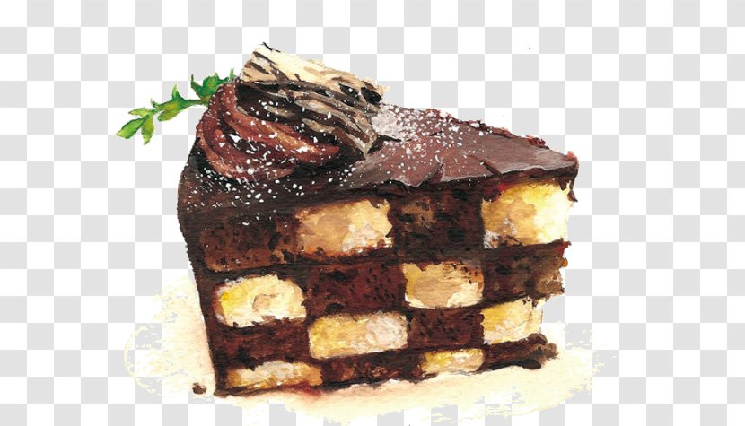 Chocolate Cake Torte Cream - Recipe Transparent PNG