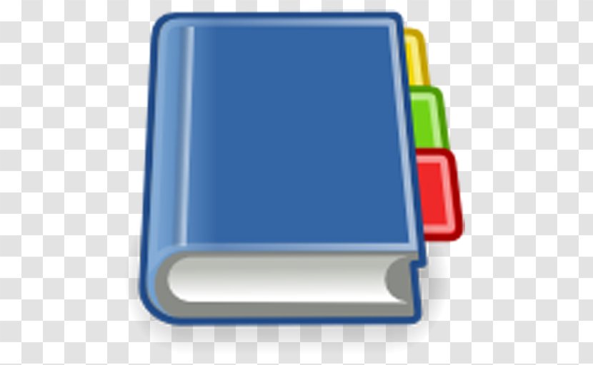 Address Book Clip Art - Blue Transparent PNG