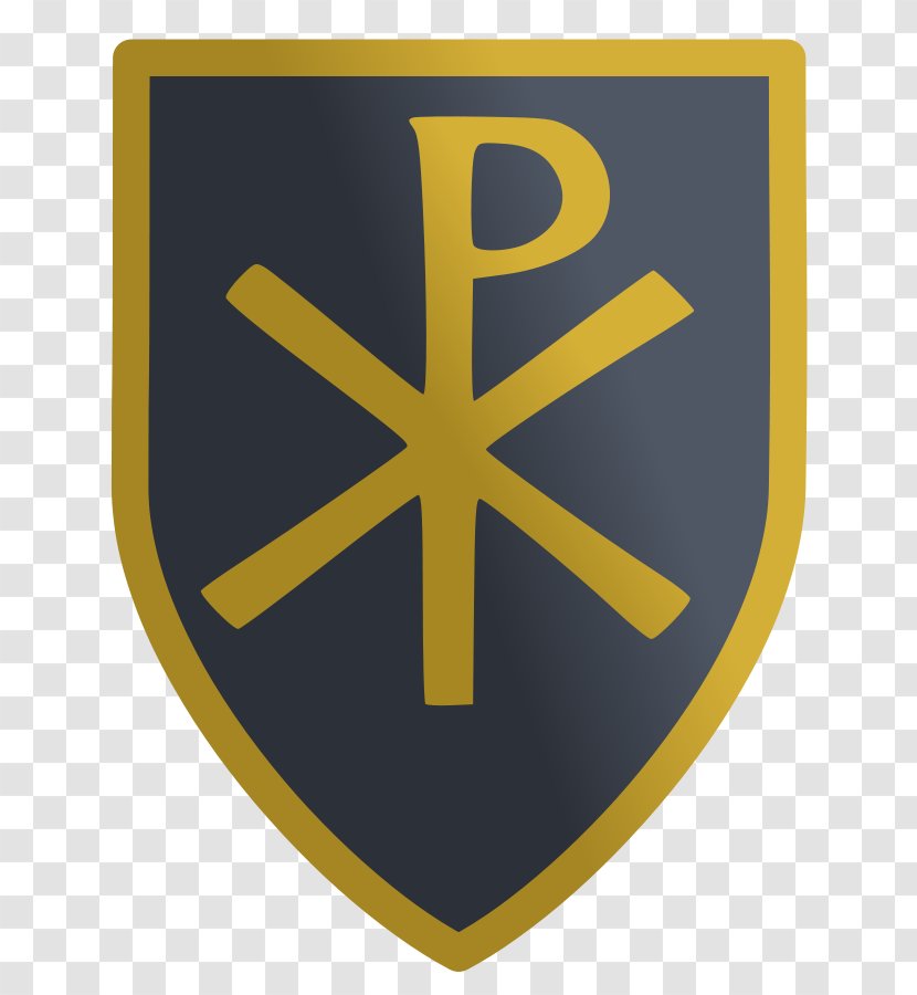 Chi Rho Labarum Shield Symbol - Emblem - Christian Transparent PNG