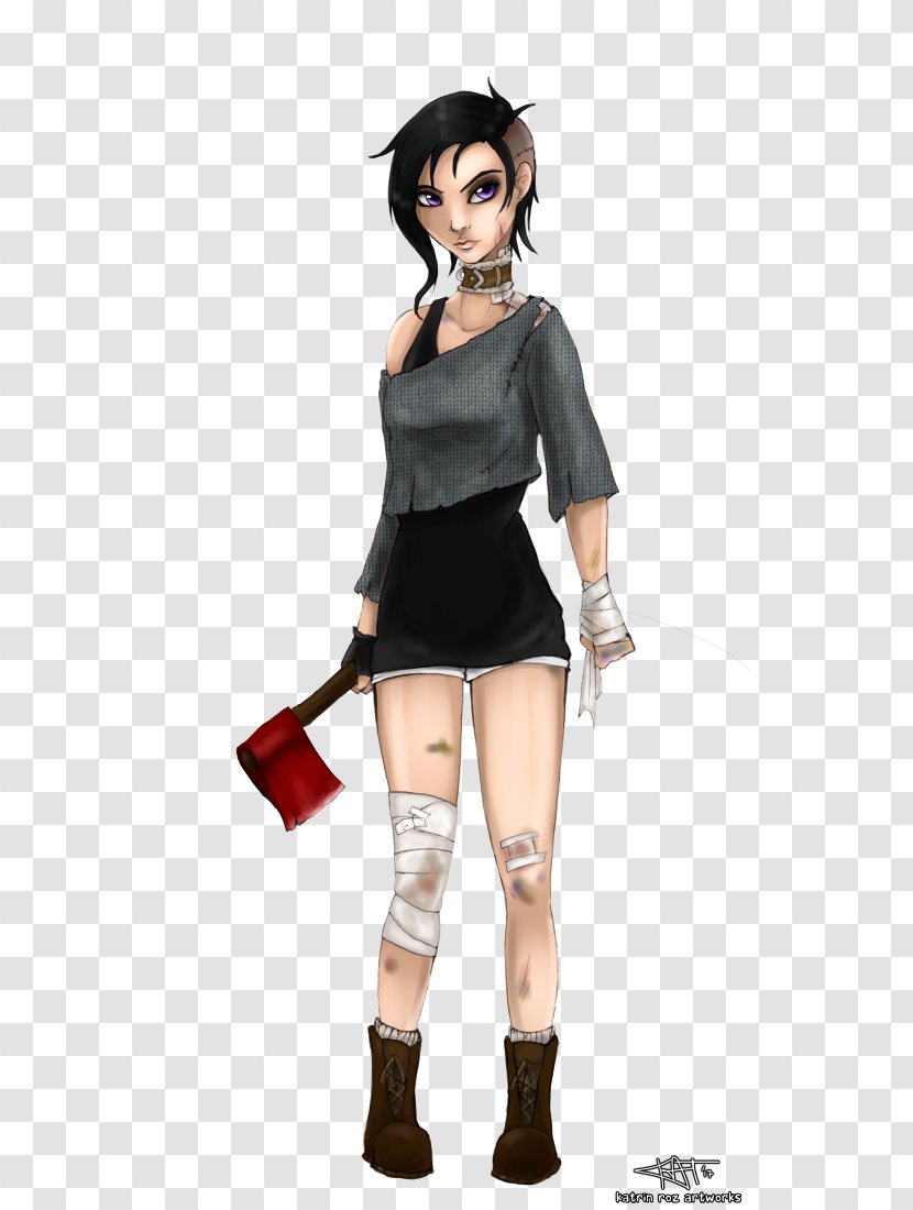 Black Hair Costume Character - Cartoon - Mortimer Transparent PNG