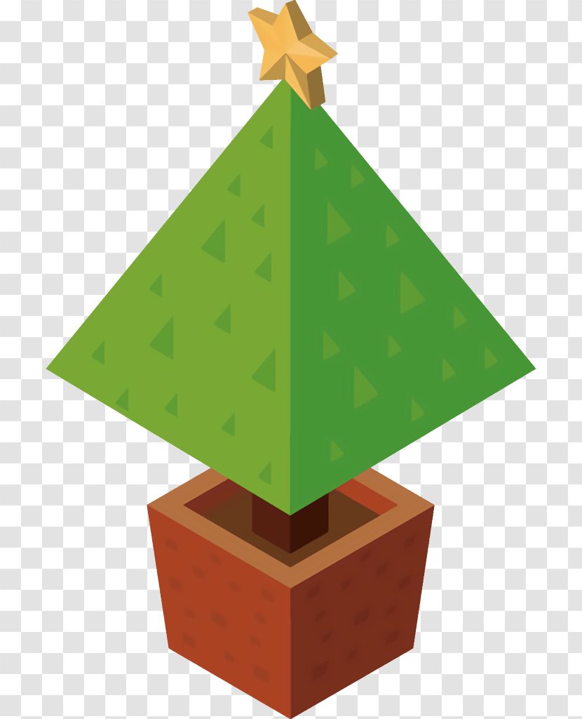 Christmas Tree - Pyramid - Pine Family Fir Transparent PNG
