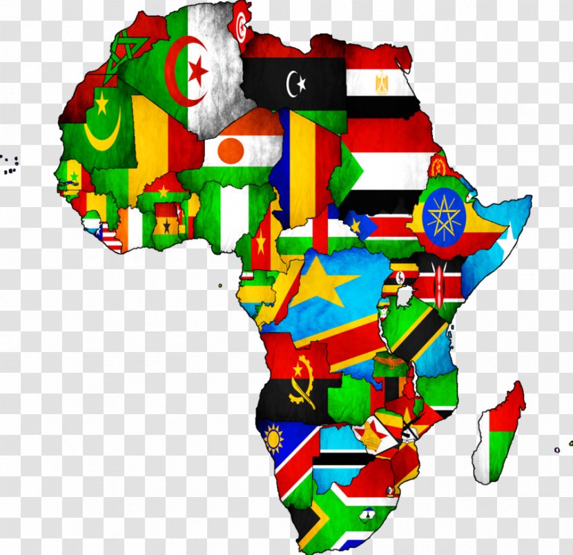 Decolonisation Of Africa Map Flag South Transparent PNG