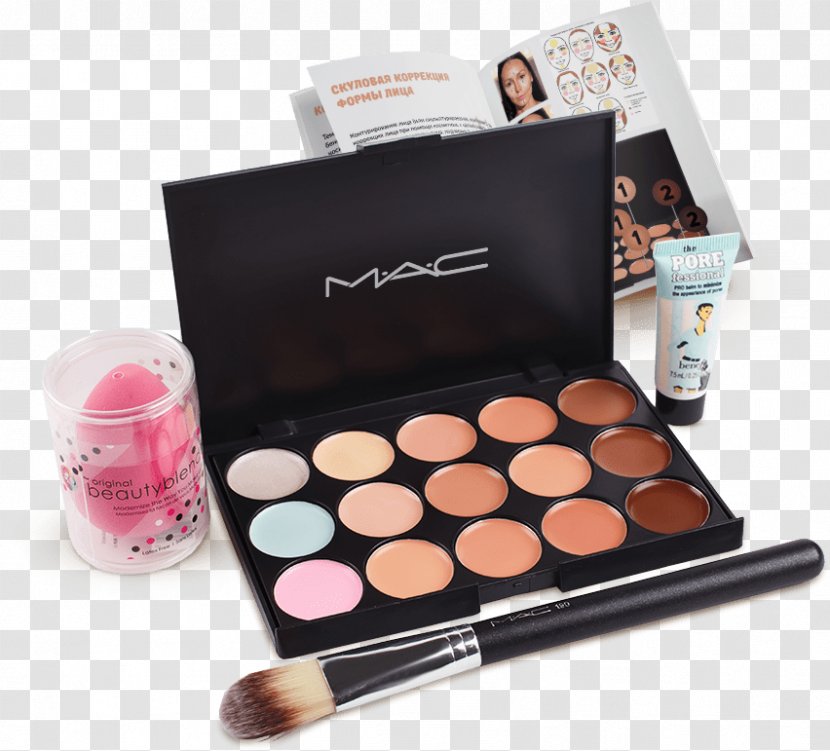 MAC Cosmetics Concealer Face Powder Corrector - Paintbrush Transparent PNG