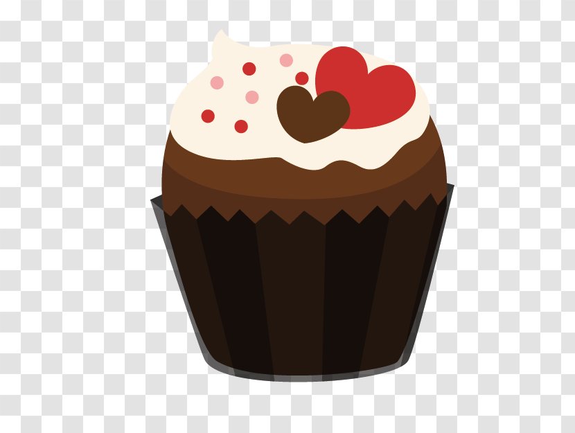 Cupcake Chocolate Truffle Cake Muffin Praline - Spread - Cupcakes Transparent PNG