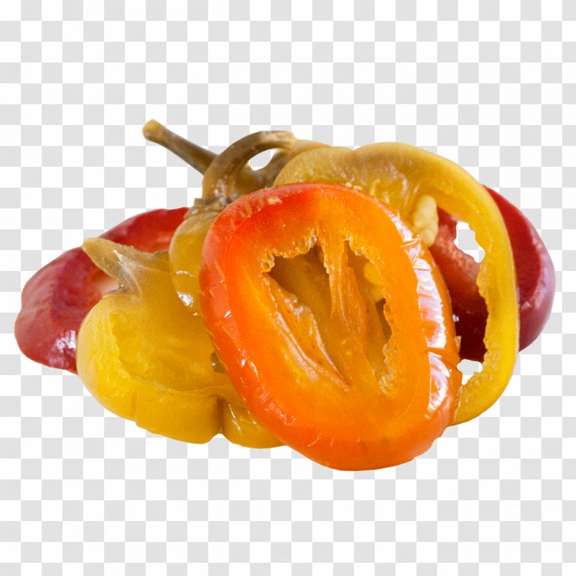 Habanero Bell Pepper Chili Banana Pimiento - Food - Peppers Sliced Transparent PNG