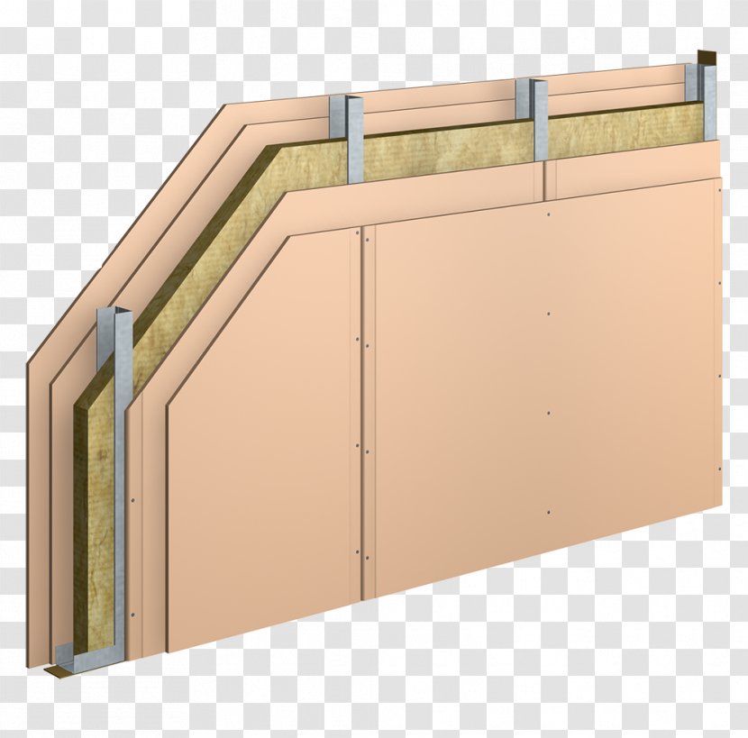 Partition Wall Bauplatte Parede Construction - Wood Transparent PNG