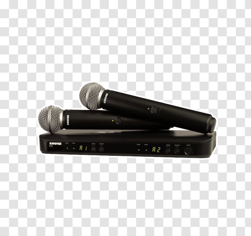 Shure SM58 Wireless Microphone Transparent PNG
