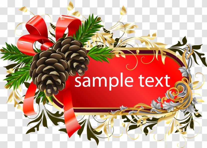 Pine Euclidean Vector Christmas Conifer Cone - Cones Tag Transparent PNG